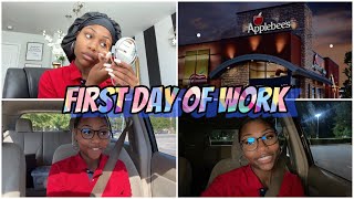 FIRST DAY OF WORK AS A SERVER