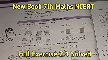 Chapter 2 Ex-2.1 Fractions and Decimals || Class 7 Maths New Book