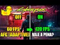 ✅ Lossless Scaling 3.2: Cyberpunk 2077 – Configurar e Testar AFG 120: FPS suave? #losslessscaling