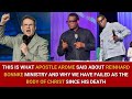 This is what apostle arome said about reinhard bonnkes ministry  how we failed jesus in generation