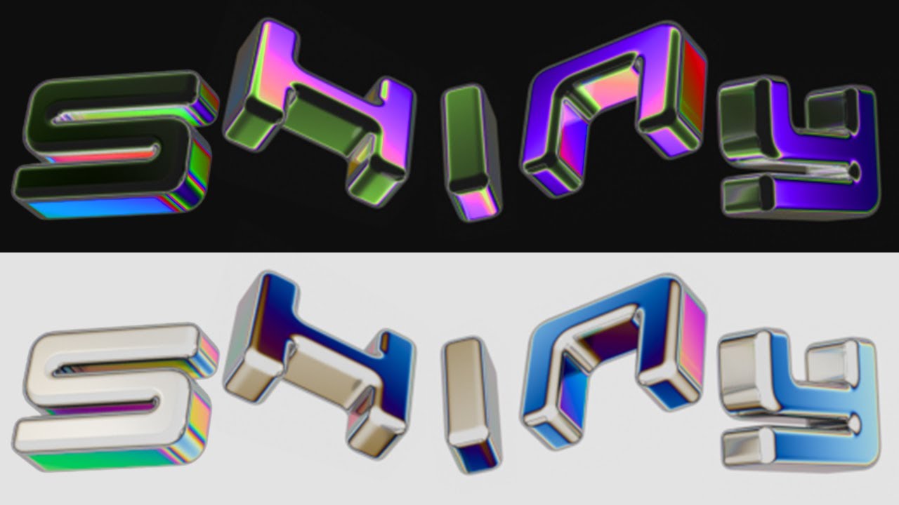 How to: Holographic Metal in Cinema 4D!