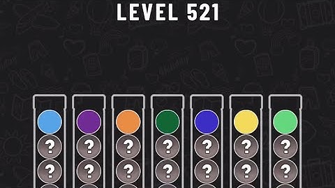 Ball Sort Puzzle Level 521 #ballsortpuzzle #ballsortpuzzlegameplay #puzzlegame #mobilegames