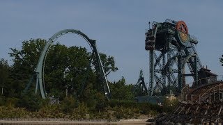 Baron 1898 - Efteling (Off-Ride POV)
This European Mini Dive Coaster is arguably one of the better themed of them all! With custom lift hill supports and a remarkable Steampunk scenery, Baron 1898 is a truly appealing coaster to watch. An excellent fit for Efteling! Baron 1898 - Efteling (Off-Ride POV)