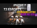 Custom T2 Lobby Domination Chicken Dinner 🤯 | IPhone 11 | 2 Fingers Gyroscopes | God Level 🔥