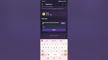 5 Secrets to Achieving everything you want in a life//Tapswap video Code