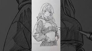 Easy Drawing anime girl😍 #drawing #art #animeart #sketch #drawingtutorial Easy Drawing anime girl😍 #drawing #art #animeart #sketch #drawingtutorial