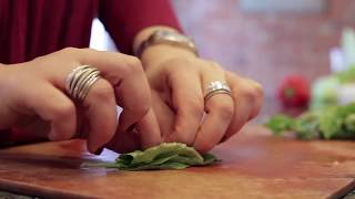 WGG Produce Prep 101: Herbs (Julienne Basil, Green Onions & Cilantro)