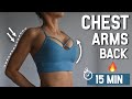 COMPLETE UPPER BODY WORKOUT 🔥 Chest Lift, Sexy Back, Toned Arms | Full Body Transformation Challenge