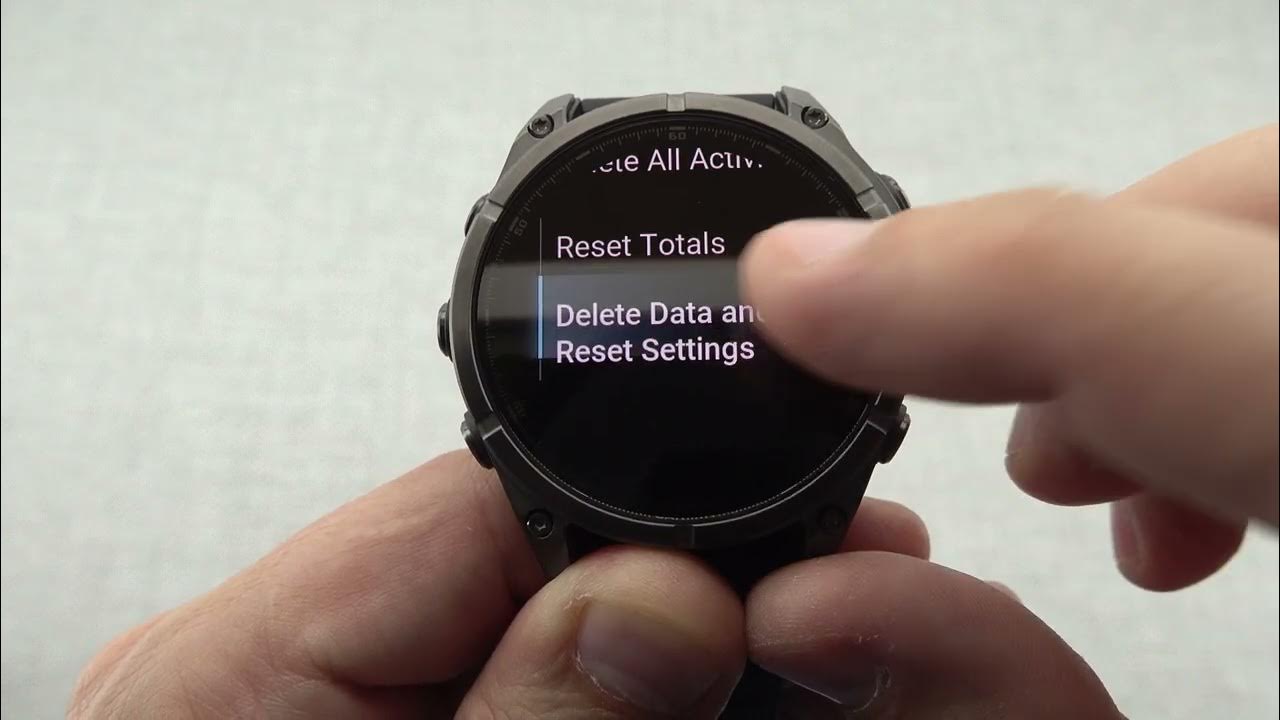 how-to-reset-garmin-fenix-8-youtube
