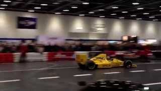 Formula 1 Car Donuts in London classic motorshow in front of crowd!!