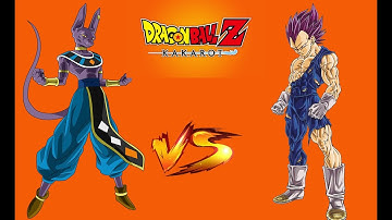 Ultra Ego Vegeta vs Beerus - DBZ Kakarot Mods