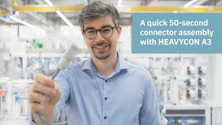 HEAVYCON A3 with QUICKON: A 50-second connector assembly