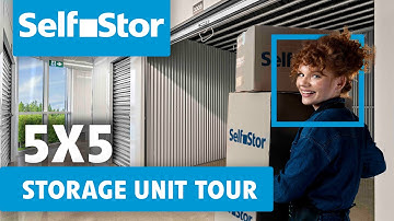Tour of a 5x5 Storage Unit | Self Stor Storage