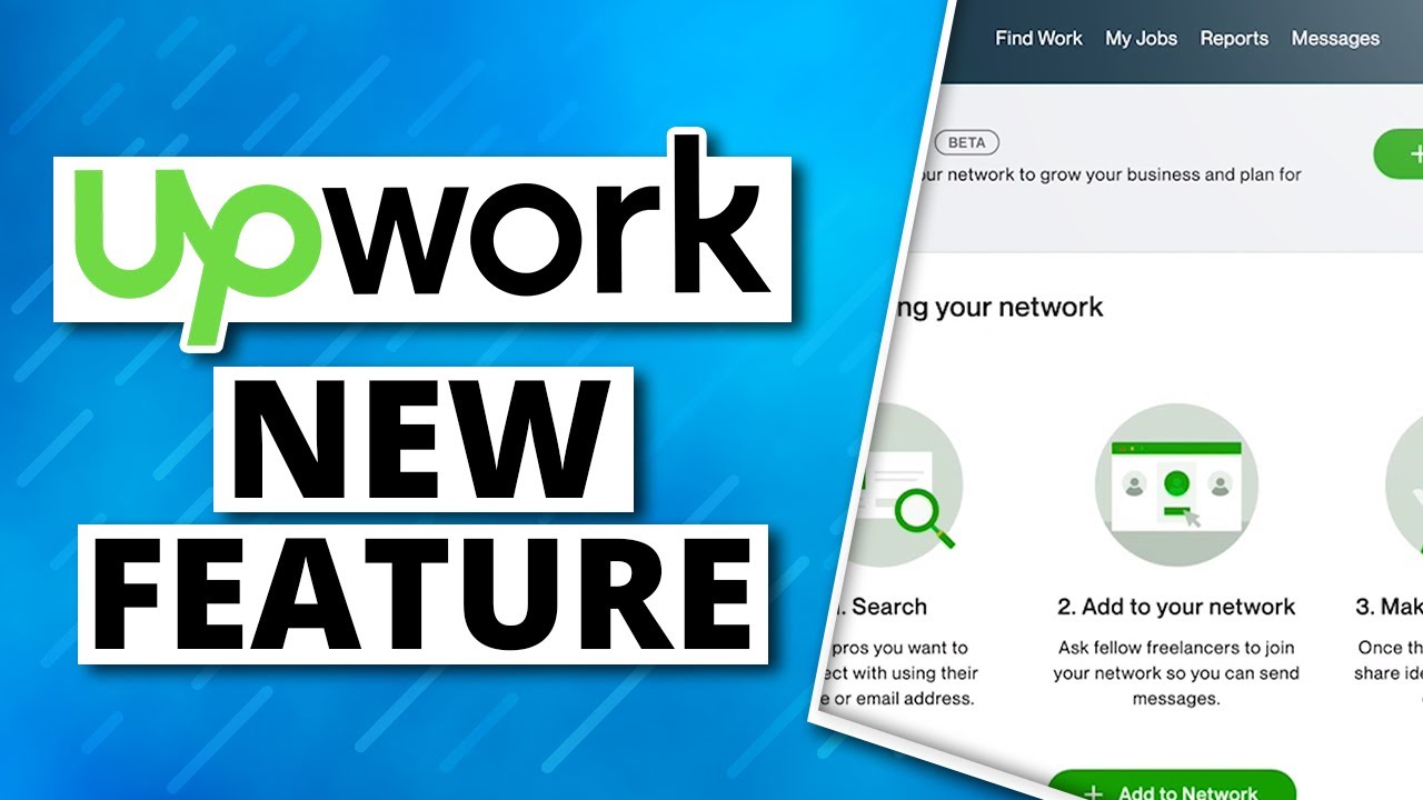 NEW Upwork Network Feature (It's About Time) YouTube