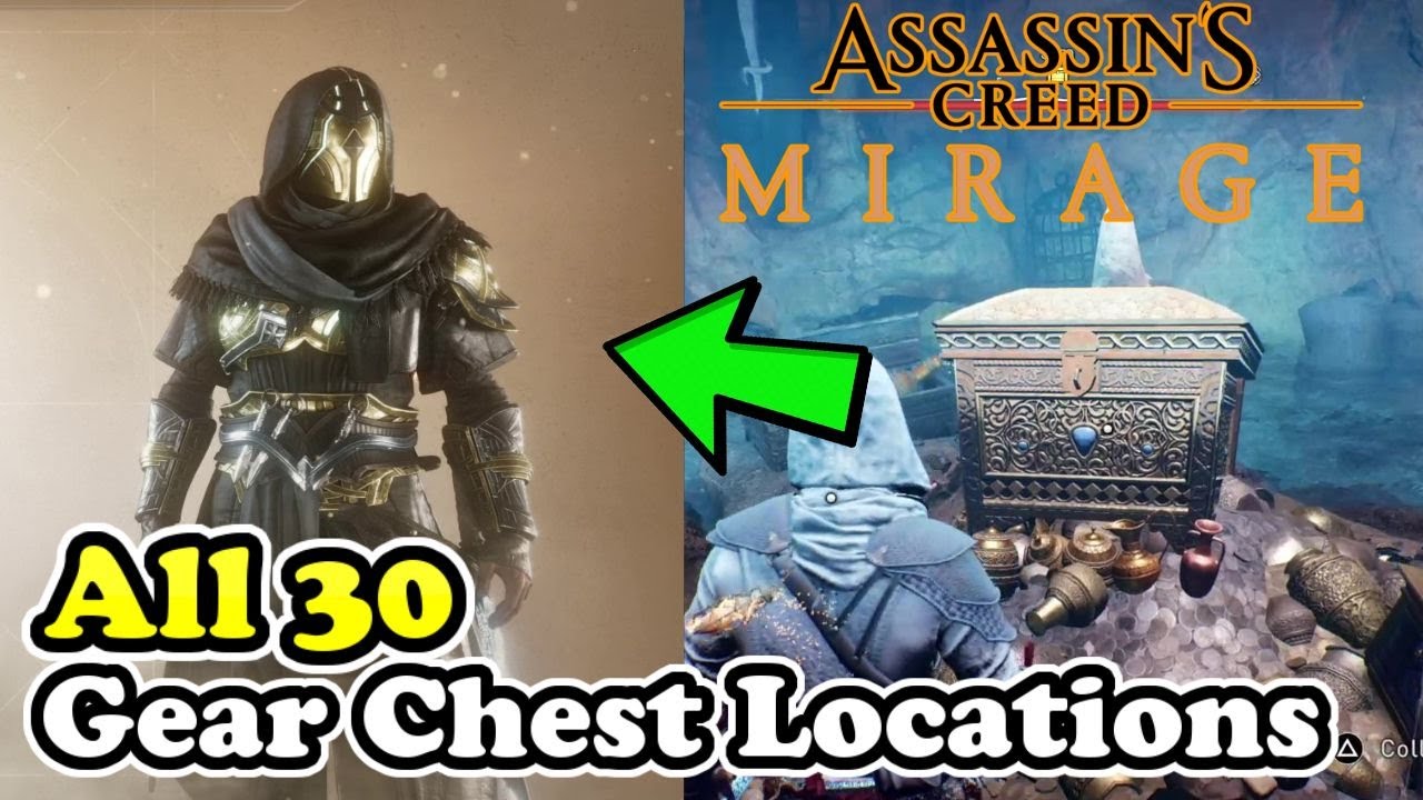 Assassin's Creed Mirage All Gear Chest Locations