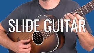 how to play a swampy slide tune in open d