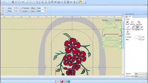 BERNINA DesignWorks Software - Tool Tip - Editing PaintWork Designs