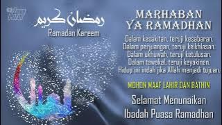 Marhaban Ya Ramadhan 1442 | Status WA Ramadhan 2021