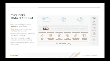 Ask the Experts: Cloudera: Technical deep dive into a modern big data platform | ATE125