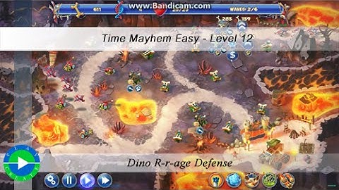 Dino Rage walkthrough (easy - time mayhem)  - Level 12
