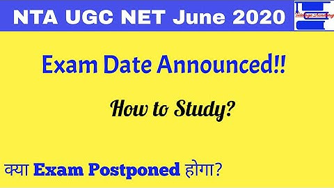 NTA UGC NET June 2020 Exam date Announced||How to study||