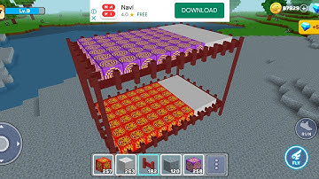 Block Craft World Gameplay #32 (iOS & Android) | Big Bunk Bed 🛏️