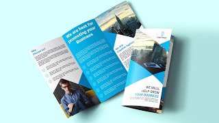 Adobe illustrator cc how to make corporate brochure tutorial