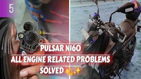 Pulsar n160 missing and engine check light solution||Engine manifold sensor|| problem solved