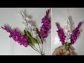 DIY || Tutorial Membuat Bunga Lavender Dari Pita Satin