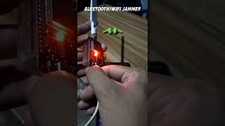 Bluetooth signal interference test📶#techexperiment #bluetoothjammer  #wirelesstest #shorts##esp32