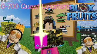 All Levels Quest Locations from 0-700 Blox Fruits (Roblox) 2021