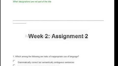 NPTEL/swayam 2023 one short revision of all the assignments of effective writing.