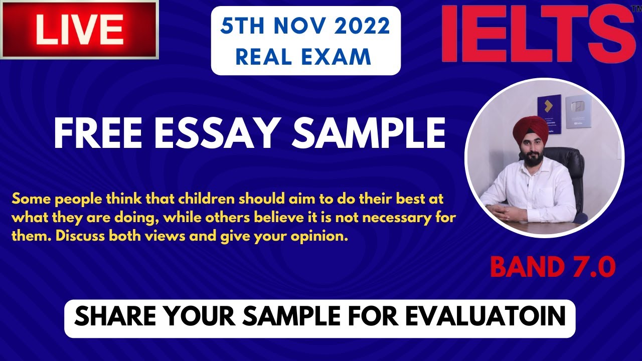 REAL EXAM ESSAY