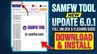 Samsung All Models FRP Bypass Free Tool | SamFw Tool 6.0.1 Full Setup