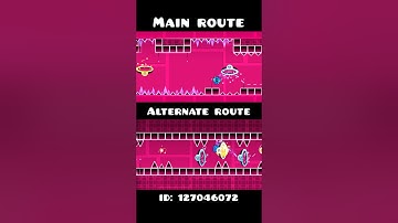 Cycles - Main Route vs. Alternate Route | Geometry Dash 2.2 #shorts #geometrydash #gd