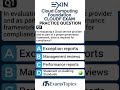 EXIN Cloud Computing Foundation (CLOUDF) Exam Questions