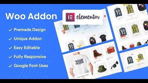 Elementor Addons For WooCommerce Product By SolverWp