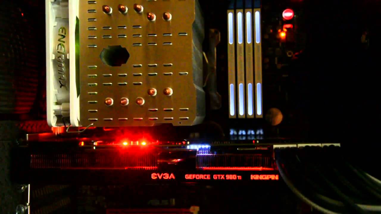 EVGA GTX 980Ti Kingpin @ PrecisionX Light Demo #3 kurz
