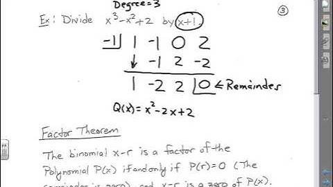 4.3 Video Notes PreCalculus