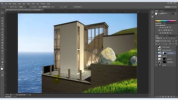 Lecture 230   Post Processing of V Ray Renders in Photoshop   Spring 2015