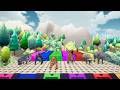 Long Slide Game with Buffalo Raptor Elephant Gorilla Hippo Tiger 3d Animal Game Funny 3d Animals