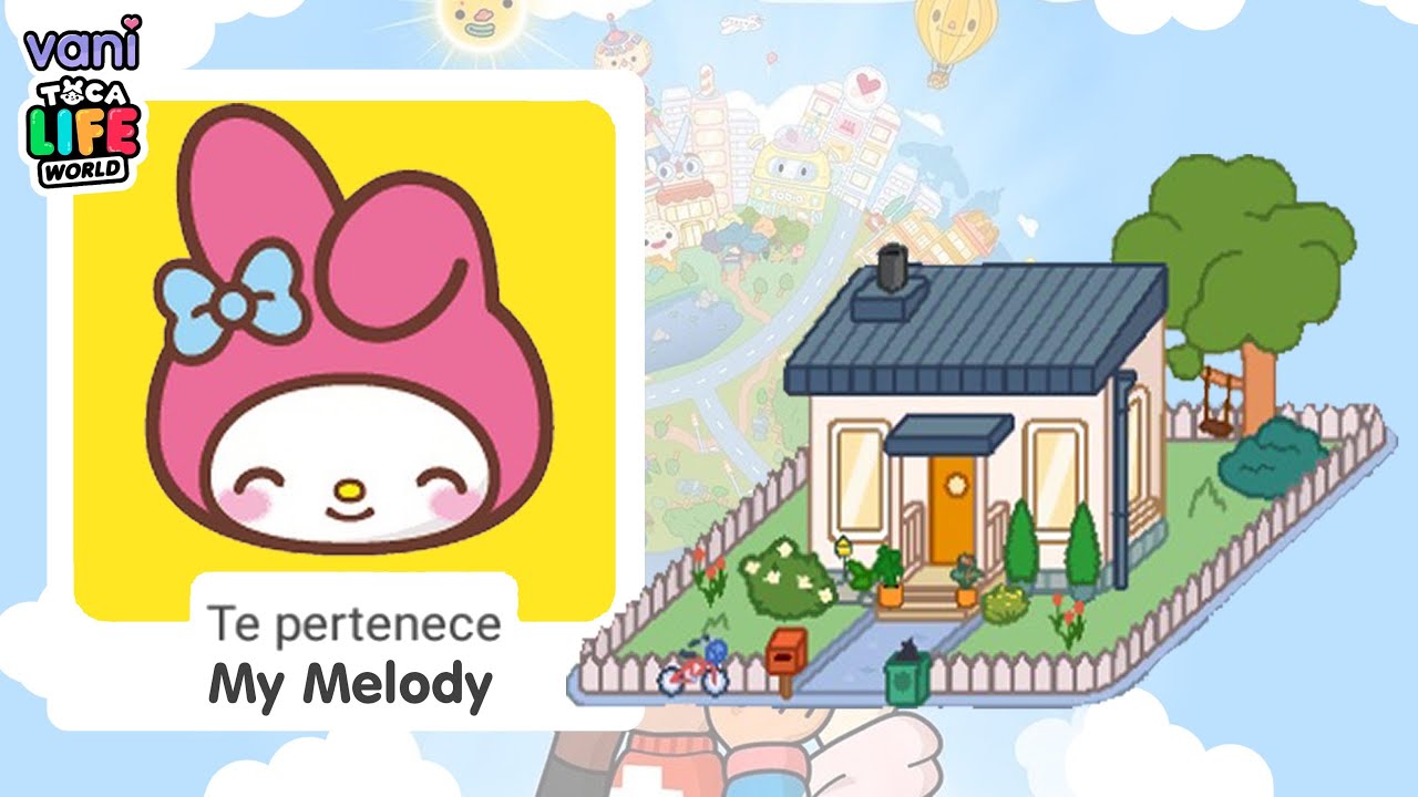 NUEVA CASA GRATIS DE MY MELODY EN TOCA LIFE WORLD - TOCA BOCA - HELLO