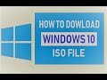 How to download windows 10 ISO file