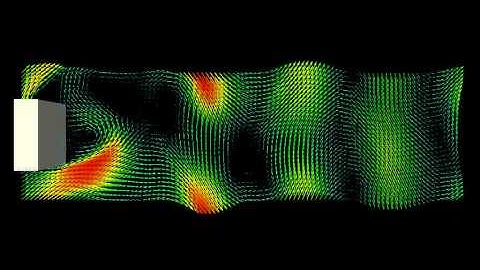 Establishment of Turbulent Flow in a Periodic Array of Obstacles