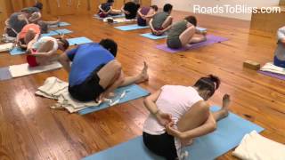 Marichyasana 1 with Lois Steinberg,  Certified Iyengar Yoga Teacher Advanced 2 