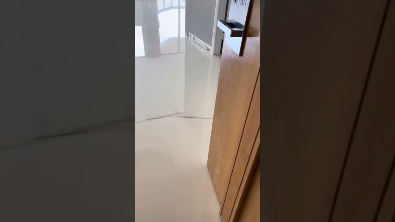 Custom condo epoxy floors over a busy multicolor marble floor. Enhance your condo floors today! 👍🏾