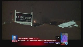 Elliot possibly burglarized church during escape