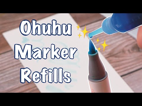 NEW!, OHUHU ALCOHOL MARKER INK REFILLS