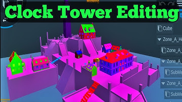 3D Clock Tower Editing Tutorial On Mobile | Prisma 3d ||| Model Pack | ( Part - 1 )||PZ|| EDIT