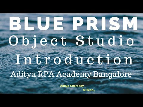 Object Studio Blue Prism RPA   4001 Introduction to Object Studio BTM Layout